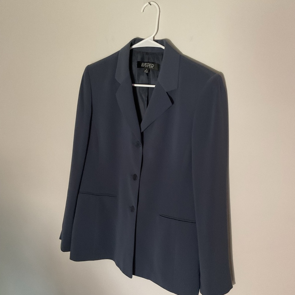 Kasper Women's Dusty Blue Blazer